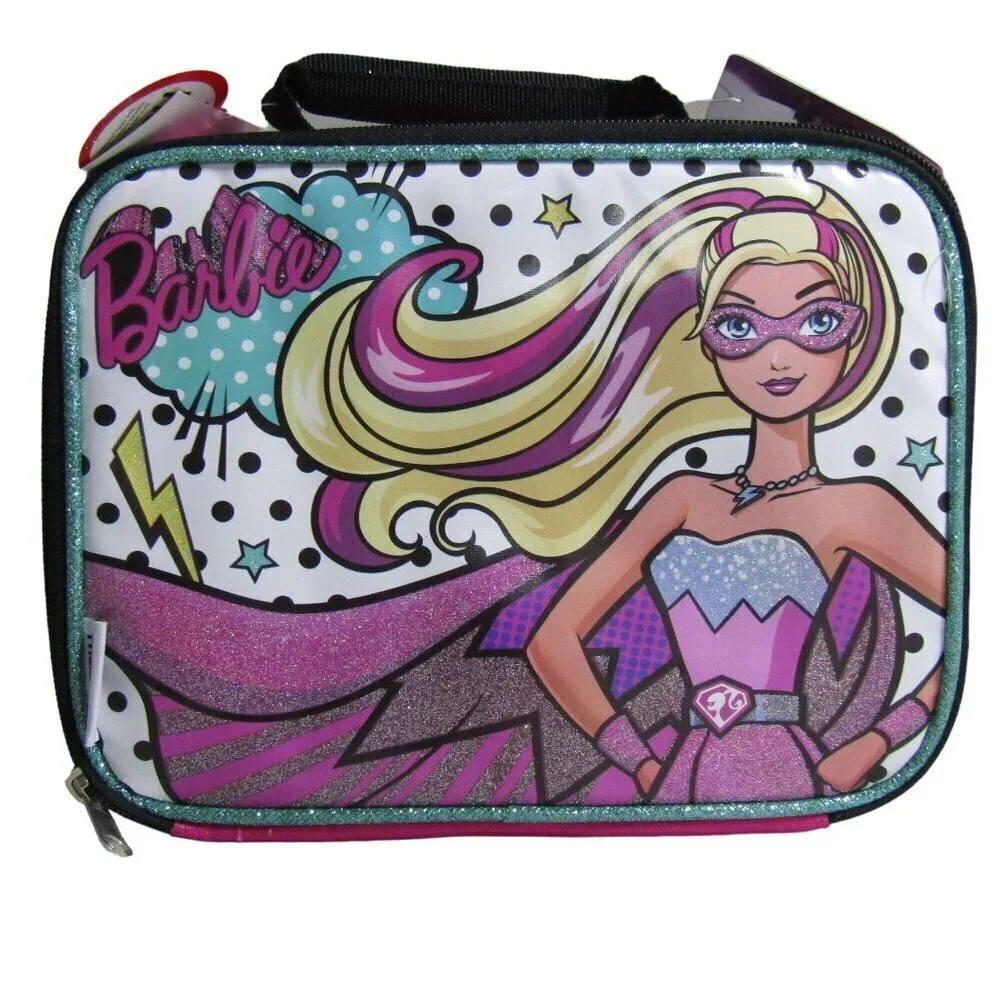 BARBIE NWT Princess Power Pink Lunch Insulated Soft Sided Bag Empowerment Rare